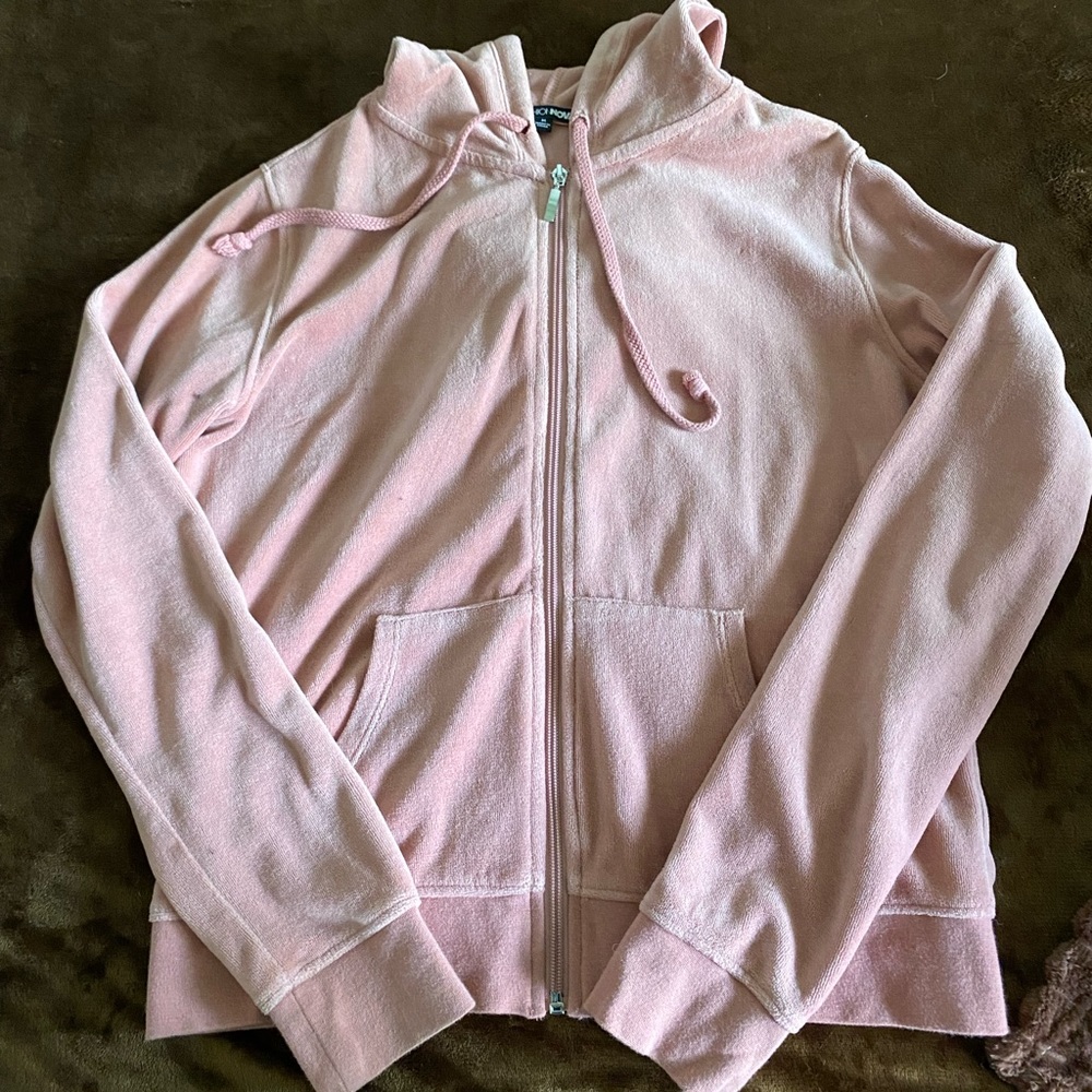 cute zip up light pink from fashion nova